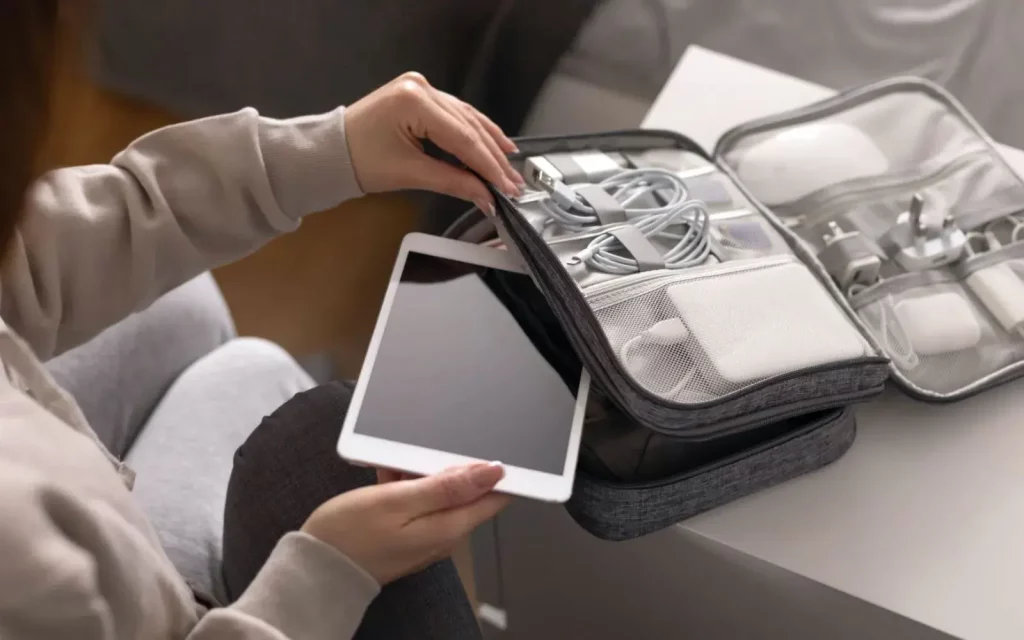  A travel tech organizer as a luxury travel accessories 